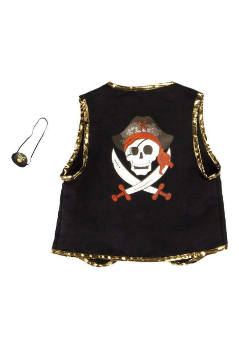 Pirate Vest & Eye Patch - 4-7 Years (66495)