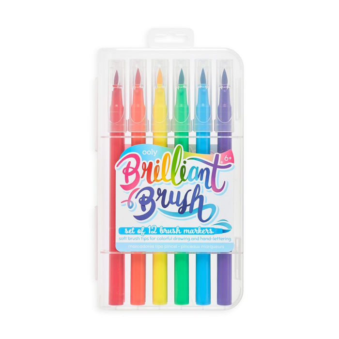 Brilliant Brush Markers (12pc) (130-068)