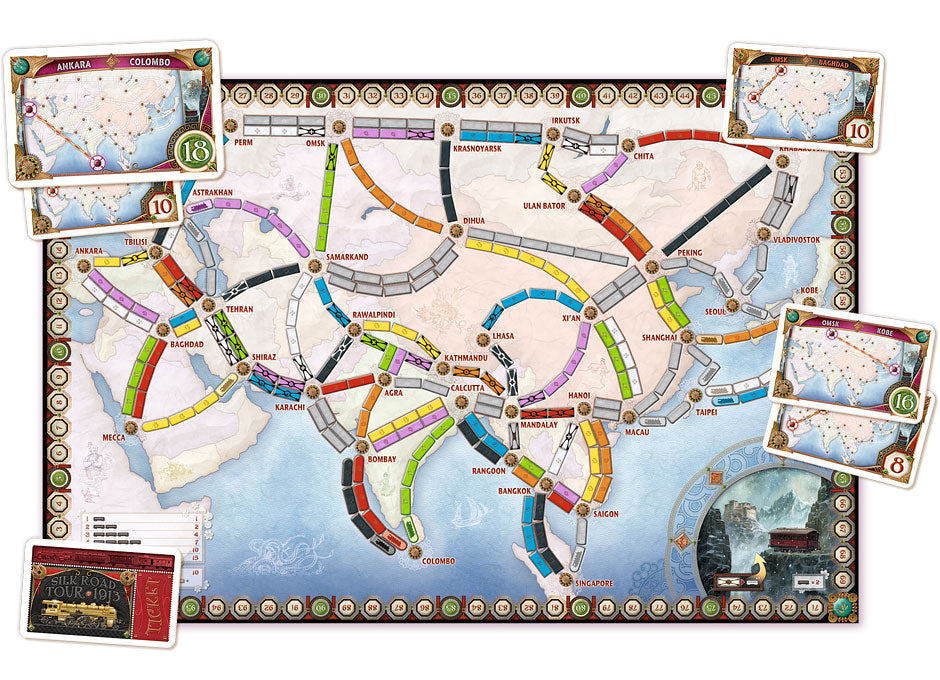 Ticket to Ride: Map #1 - Asia