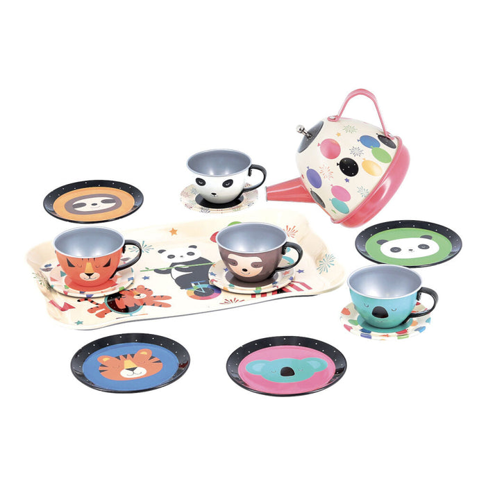 Musical Tin Tea Set by Andy Westface - Vilac (V7402)