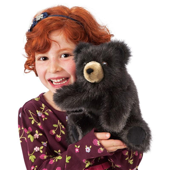 Bear, Baby Black (2232) - Hand Puppet