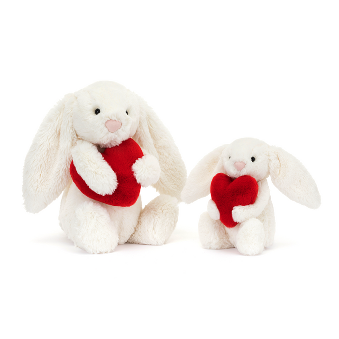 Bashful Bunny w/ Red Love Heart Original (BB3LOVE)