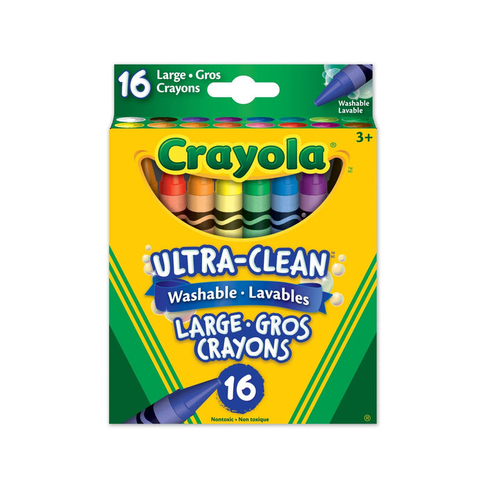 Crayons - Ultra Clean Large (16pc) - Washable