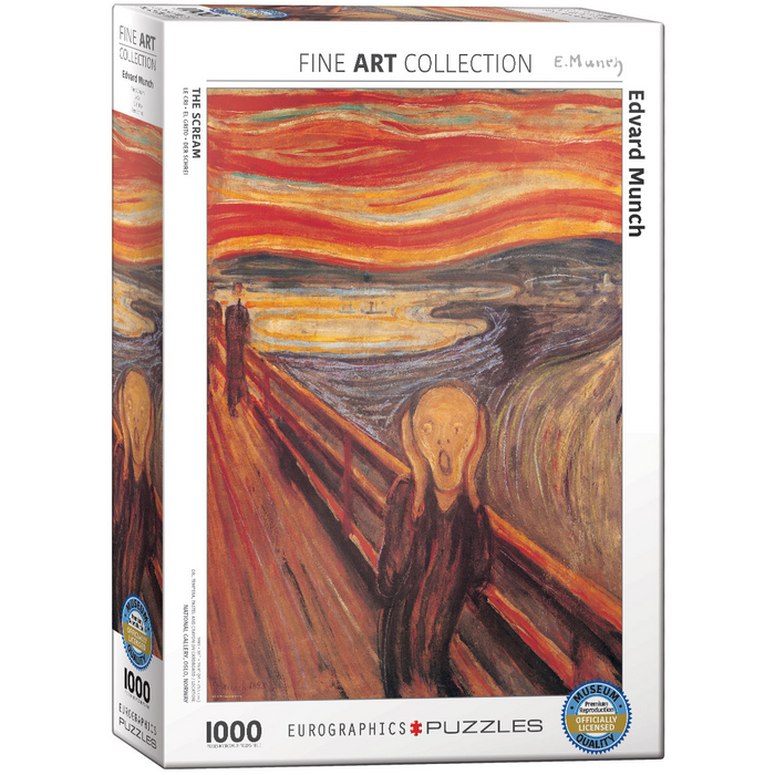 E - The Scream by Edvard Munch - 1000pc (6000-4489)