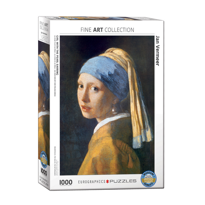 E - Girl with the Pearl Earring by Jan Vermeer de Delft - 1000pc (6000-5158)