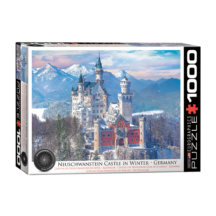 E - Neuschwanstein Castle in Winter - 1000pc (6000-5419)