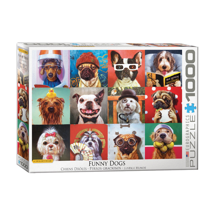 E - Funny Dogs by Lucia Heffernan - 1000pc (6000-5523)