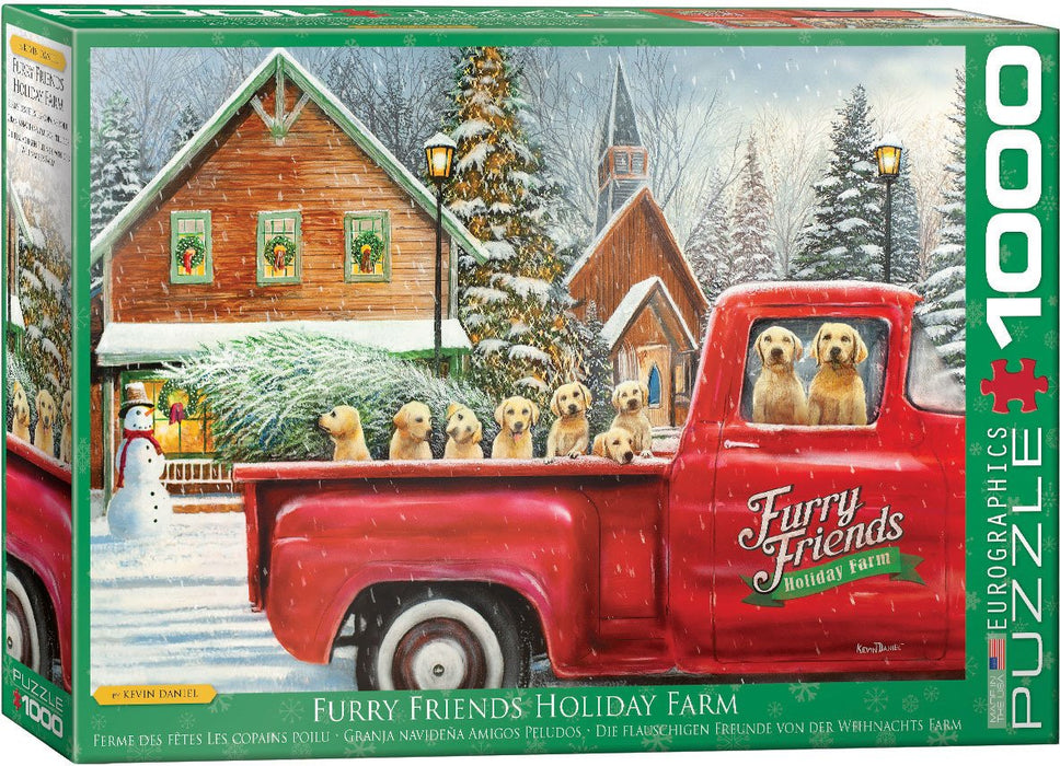 E - Furry Friends Holiday Farm by Kevin Daniel - 1000pc (6000-5575)