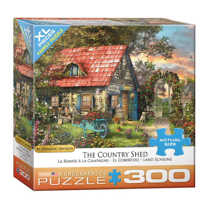 E - Country Shed by Dominic Davison - 300pc XL (8300-0971)