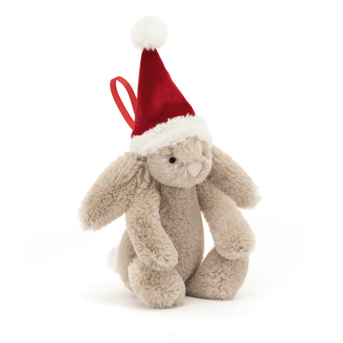 Bashful Christmas Bunny Ornament (BAS6CBOR)