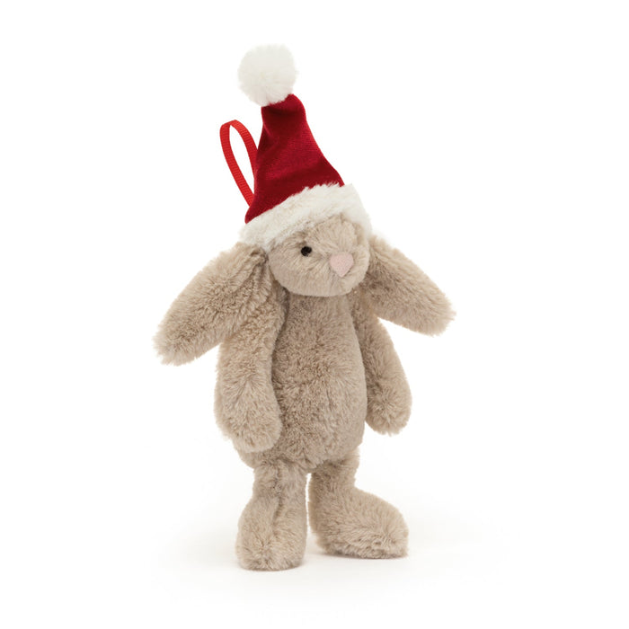 Bashful Christmas Bunny Ornament (BAS6CBOR)