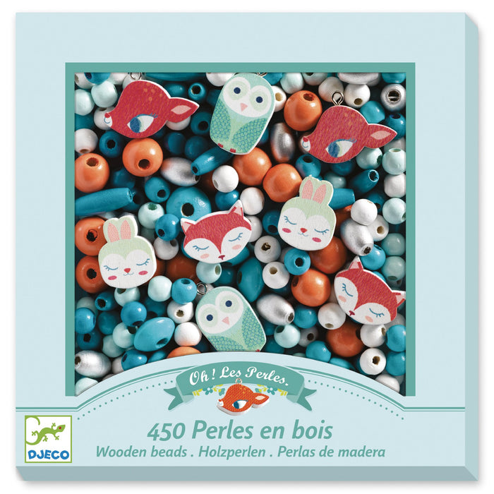 Wooden Beads: Small Animals (DJ09807)