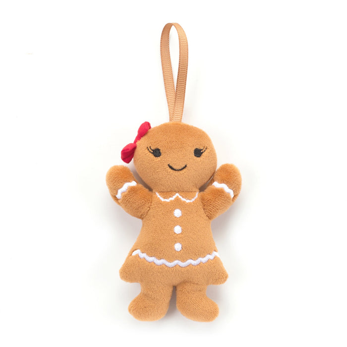 Festive Folly Gingerbread Ruby Ornament (FFH6GW)