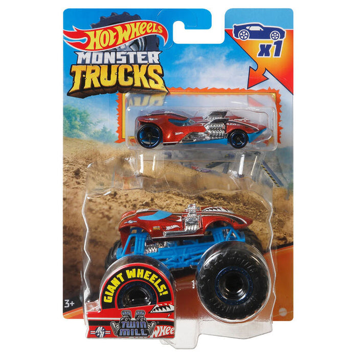 Hot Wheels - Monster Truck & Car - Assorted (EV)