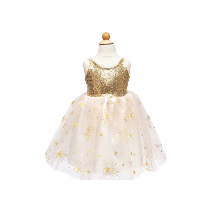 Glam Party Gold Dress 5-6 Years (30055)