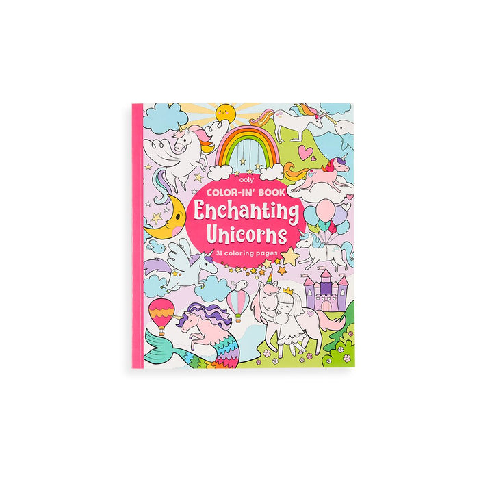 Color-in' Book - Enchanting Unicorns (8 x 10) (118-202)