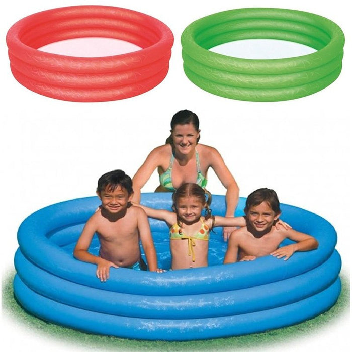 Pool 3 Ring 40 x 10 in. Solid Bright Colours