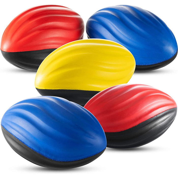 7 Two-Toned Foam Footballs