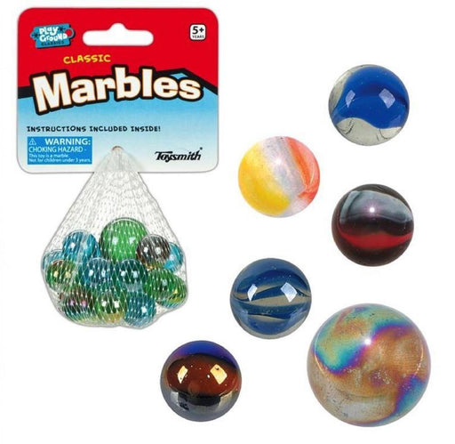 Ader Products 50 Piece Marbles Set - Colorful Glass Marbles for Kids  Marbles Game